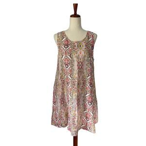 Rachel Zoe Sleeveless Linen Mini Dress Size Large